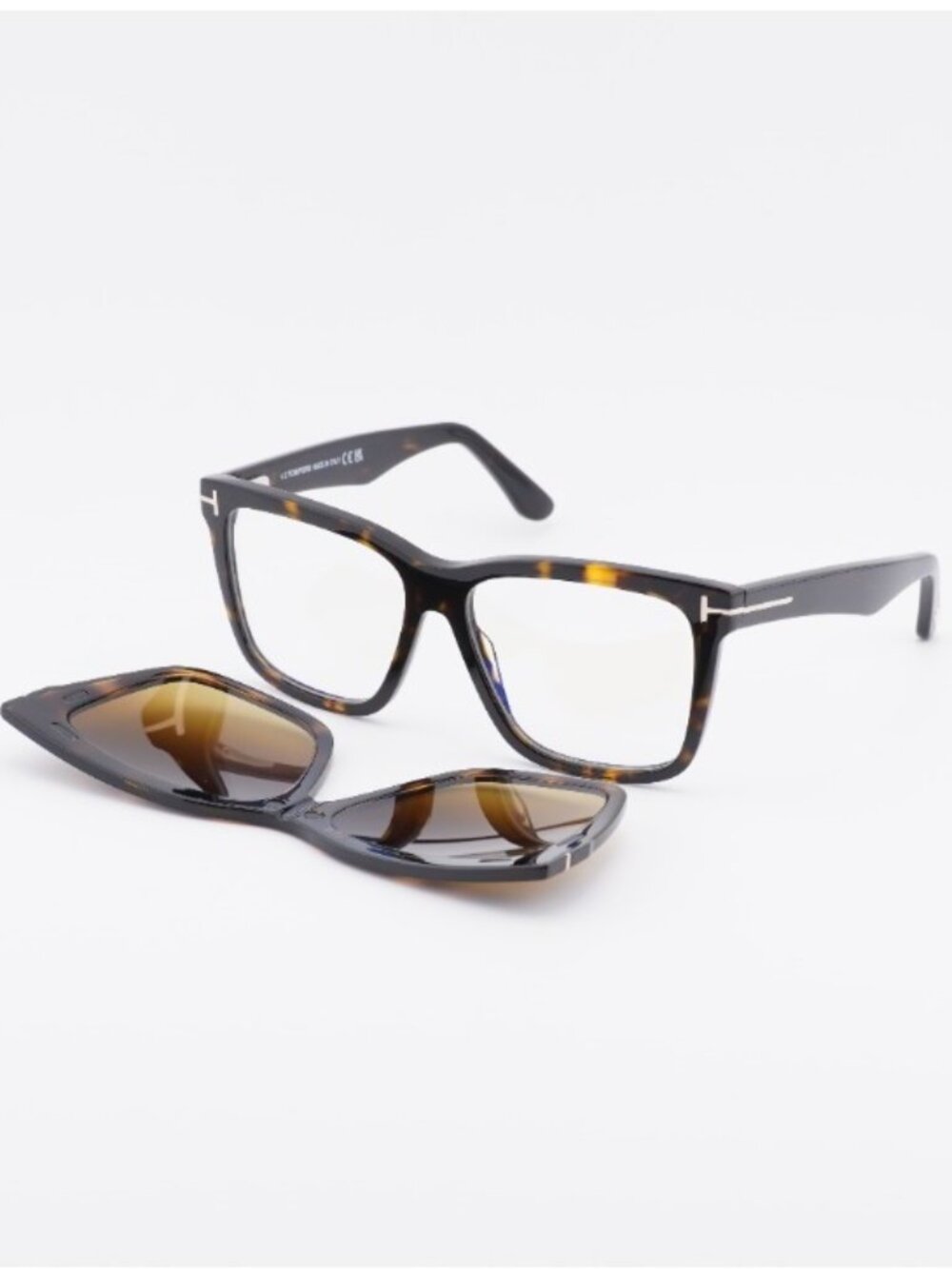 Tom Ford FT6069-B 052 Eyeglasses Havana 54mm Square Frame